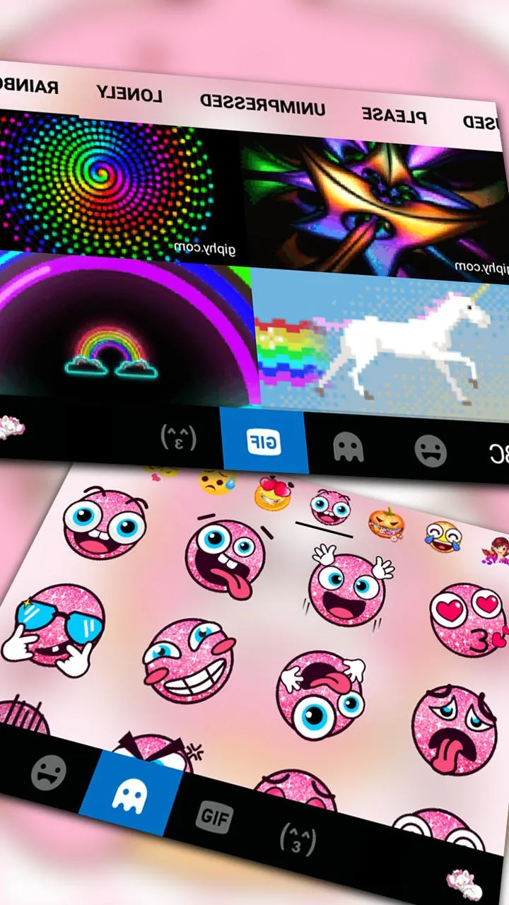 Pinky Cat Donut Keyboard Theme | Indus Appstore | Screenshot