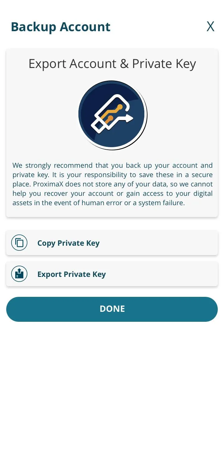 ProximaX Sirius Wallet | Indus Appstore | Screenshot