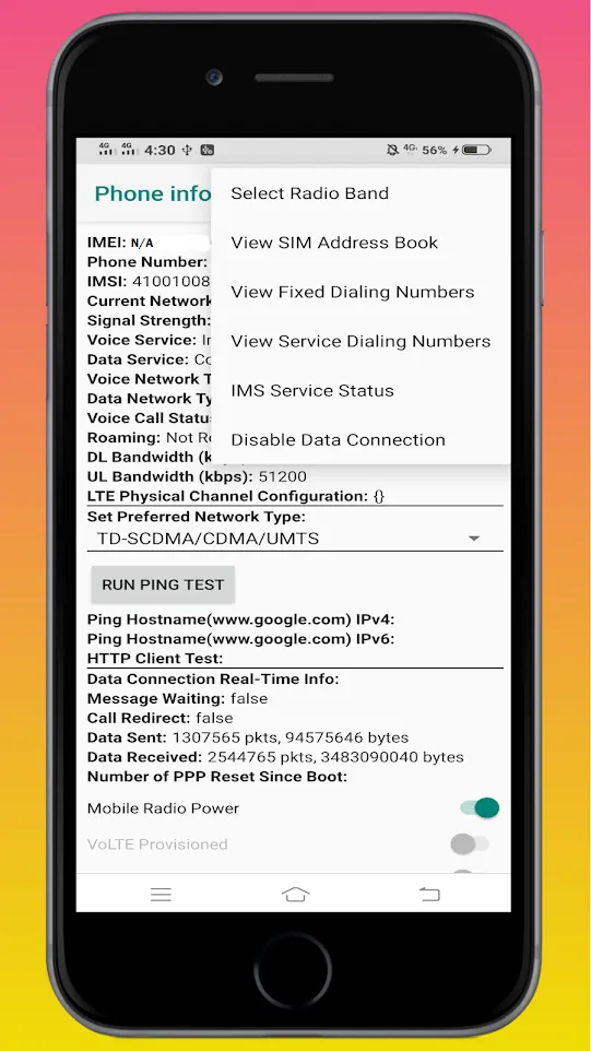 Only 4G Network Mode | Indus Appstore | Screenshot