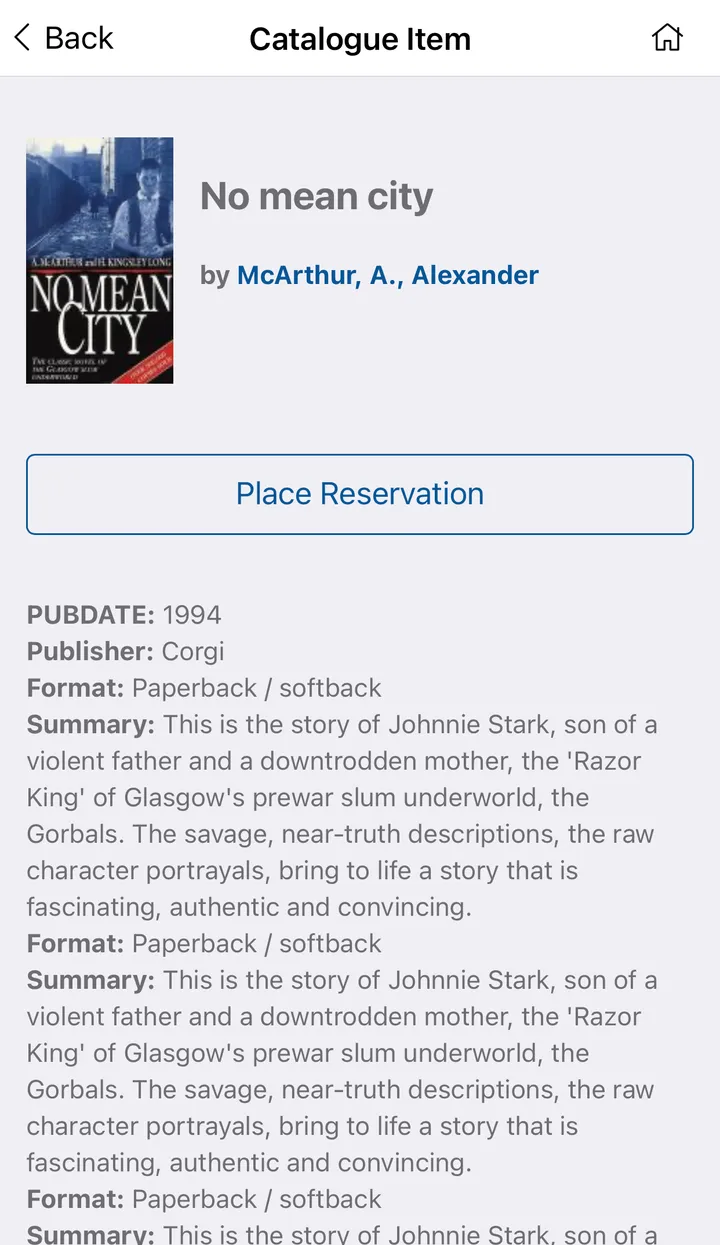 Glasgow Libraries | Indus Appstore | Screenshot