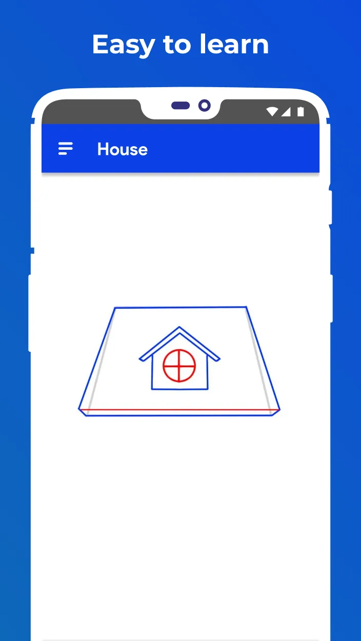 How To Draw Beautiful House | Indus Appstore | Screenshot