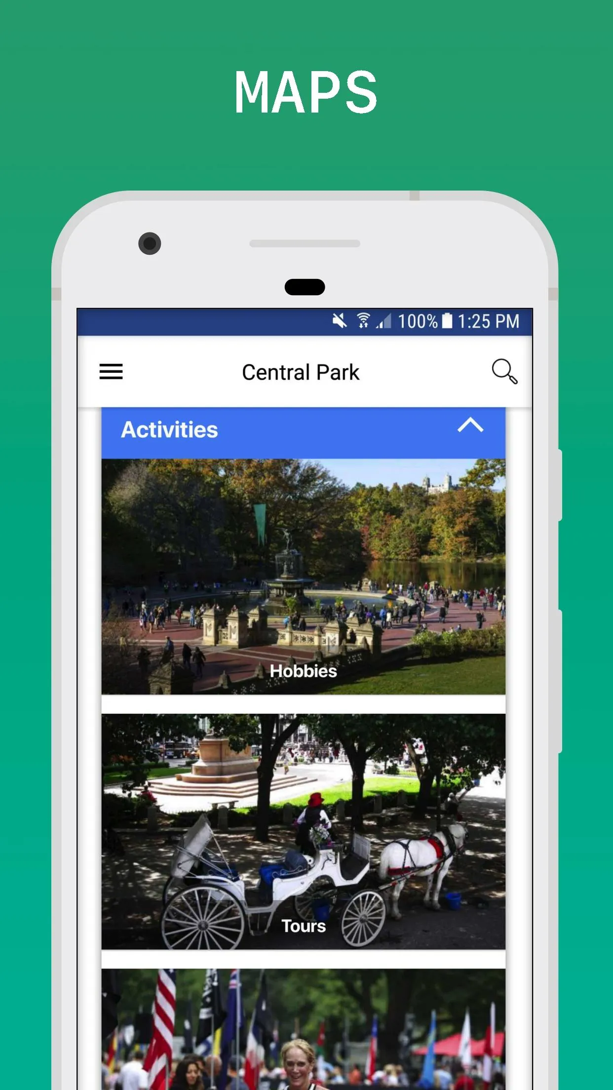 Central Park Travel Guide | Indus Appstore | Screenshot