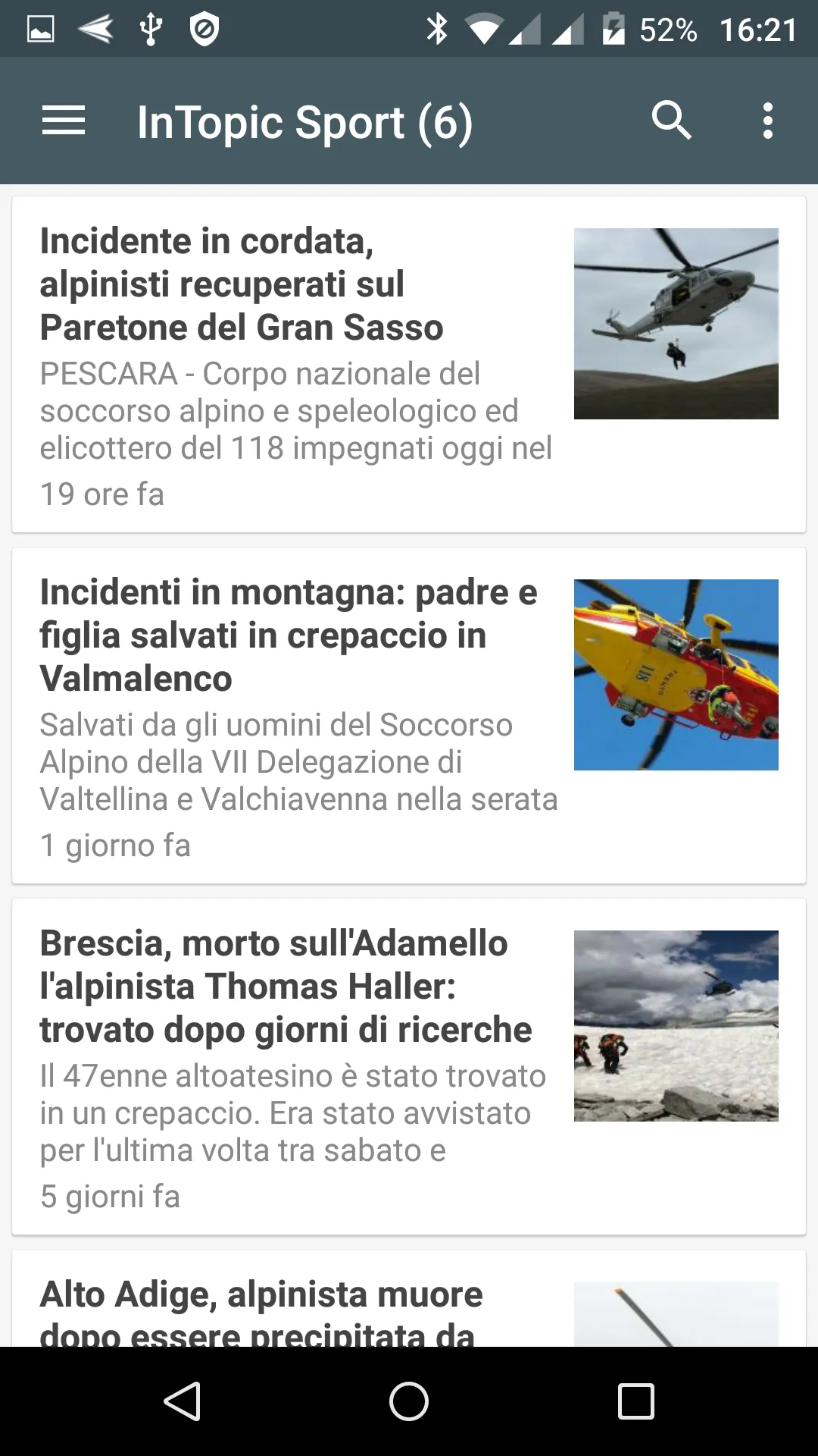 Alpinismo Notizie | Indus Appstore | Screenshot