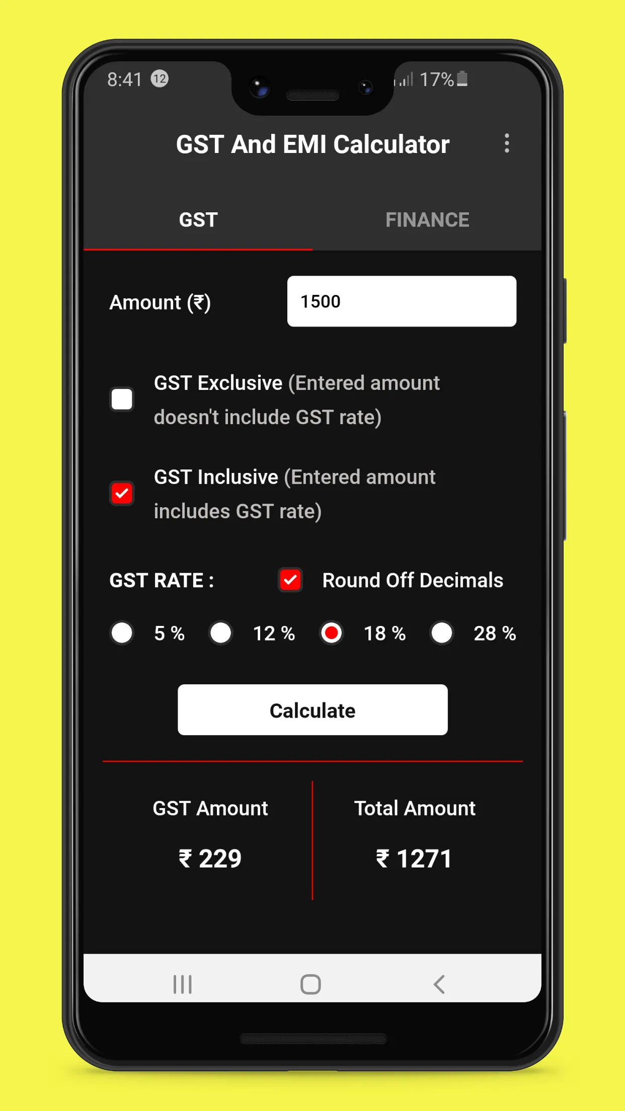 GST Calculator | Indus Appstore | Screenshot