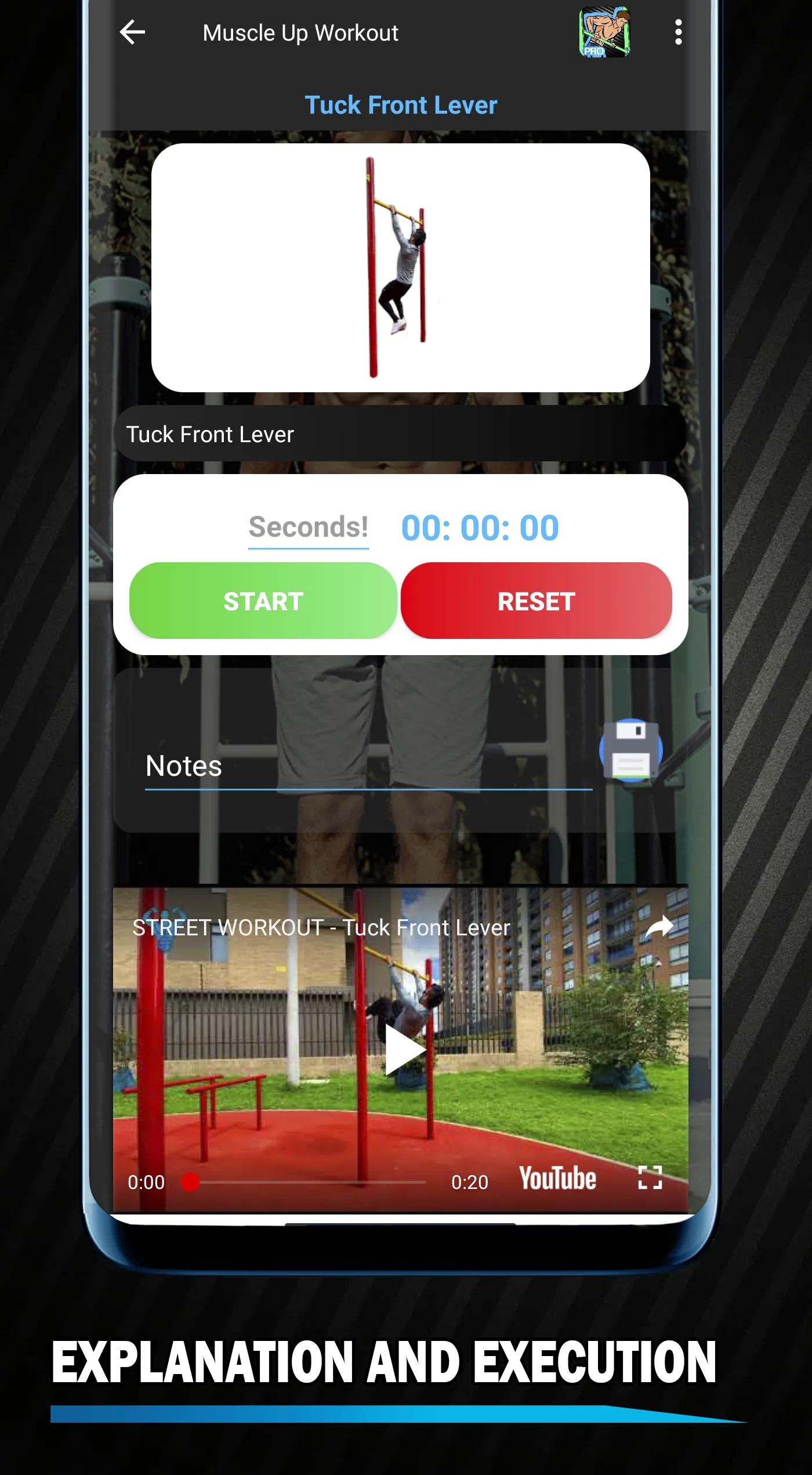 Muscle Up Progression Exercice | Indus Appstore | Screenshot