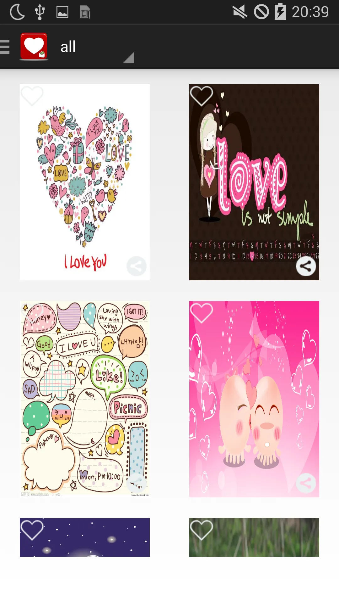 Love Sticker & Cute Cards | Indus Appstore | Screenshot