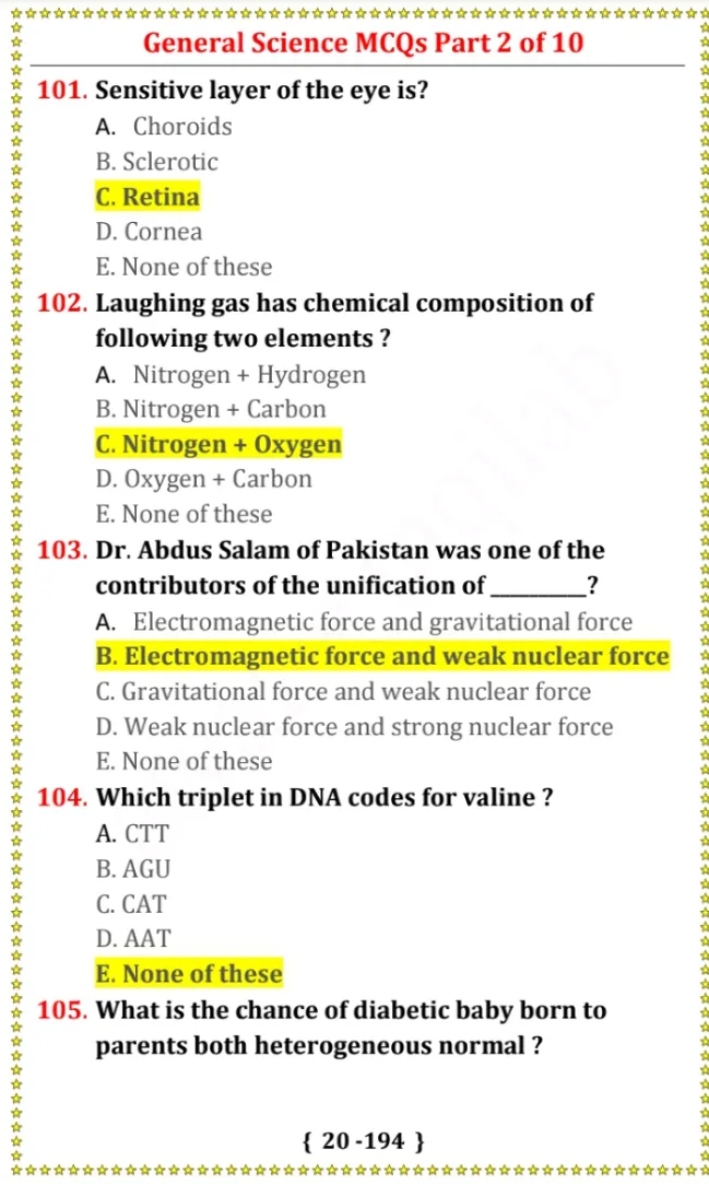 General Science MCQs offline | Indus Appstore | Screenshot