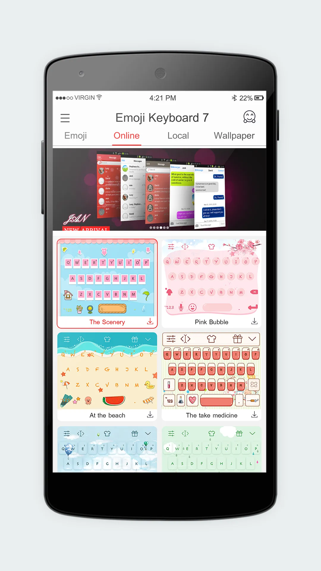 Emoji Keyboard 7 - Cute Sticke | Indus Appstore | Screenshot