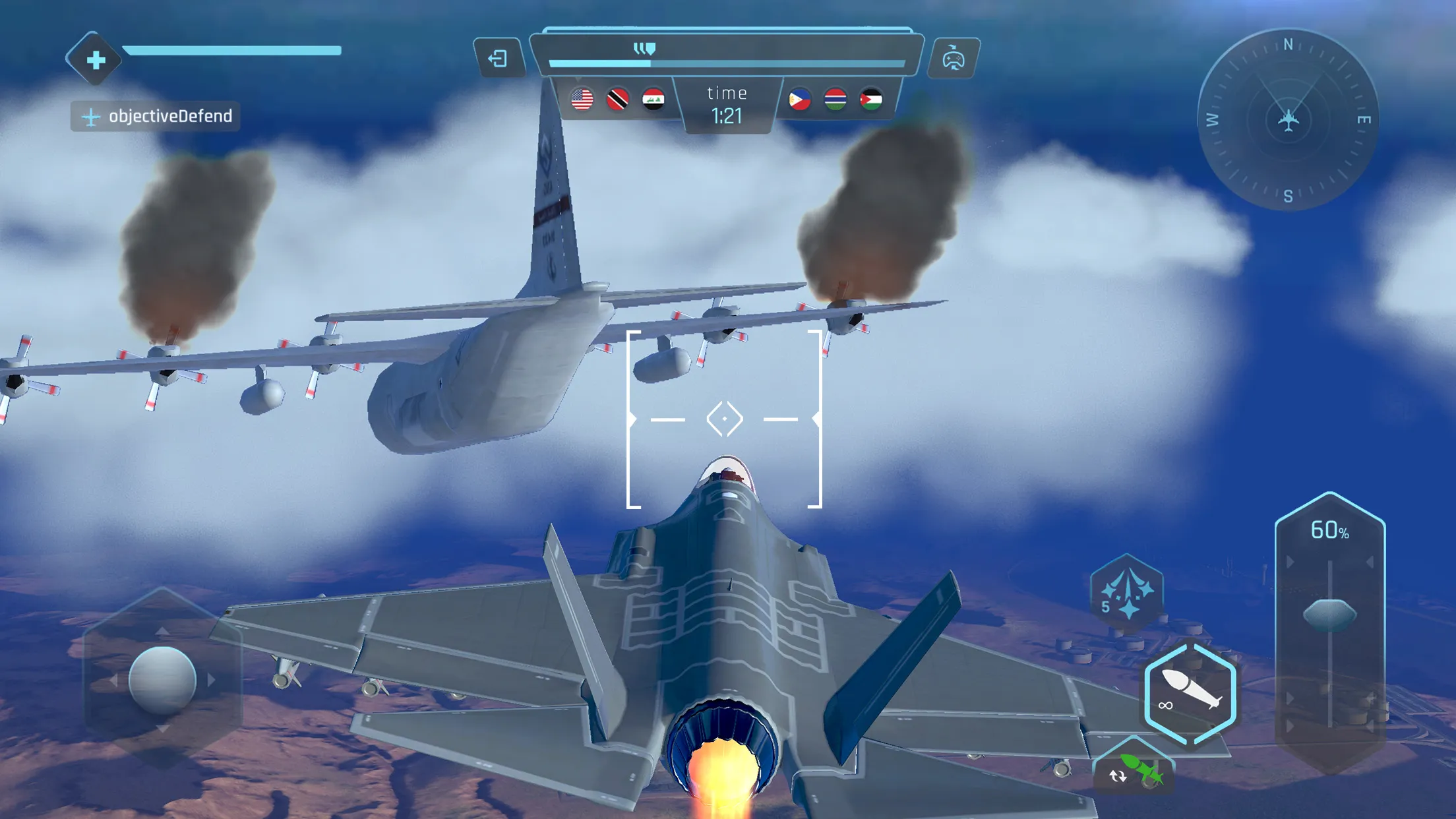 Sky Warriors: Airplane Games | Indus Appstore | Screenshot