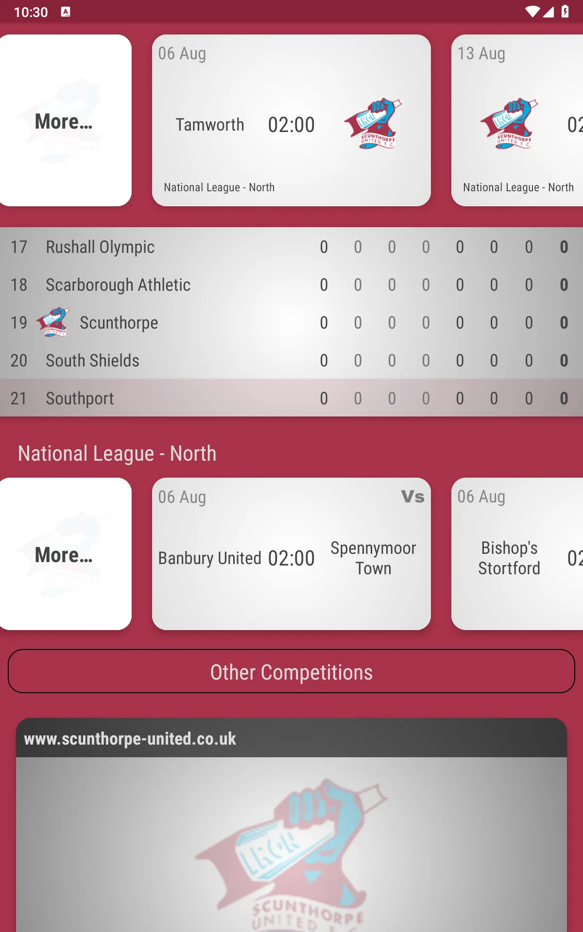 Scunthorpe United Fan App | Indus Appstore | Screenshot