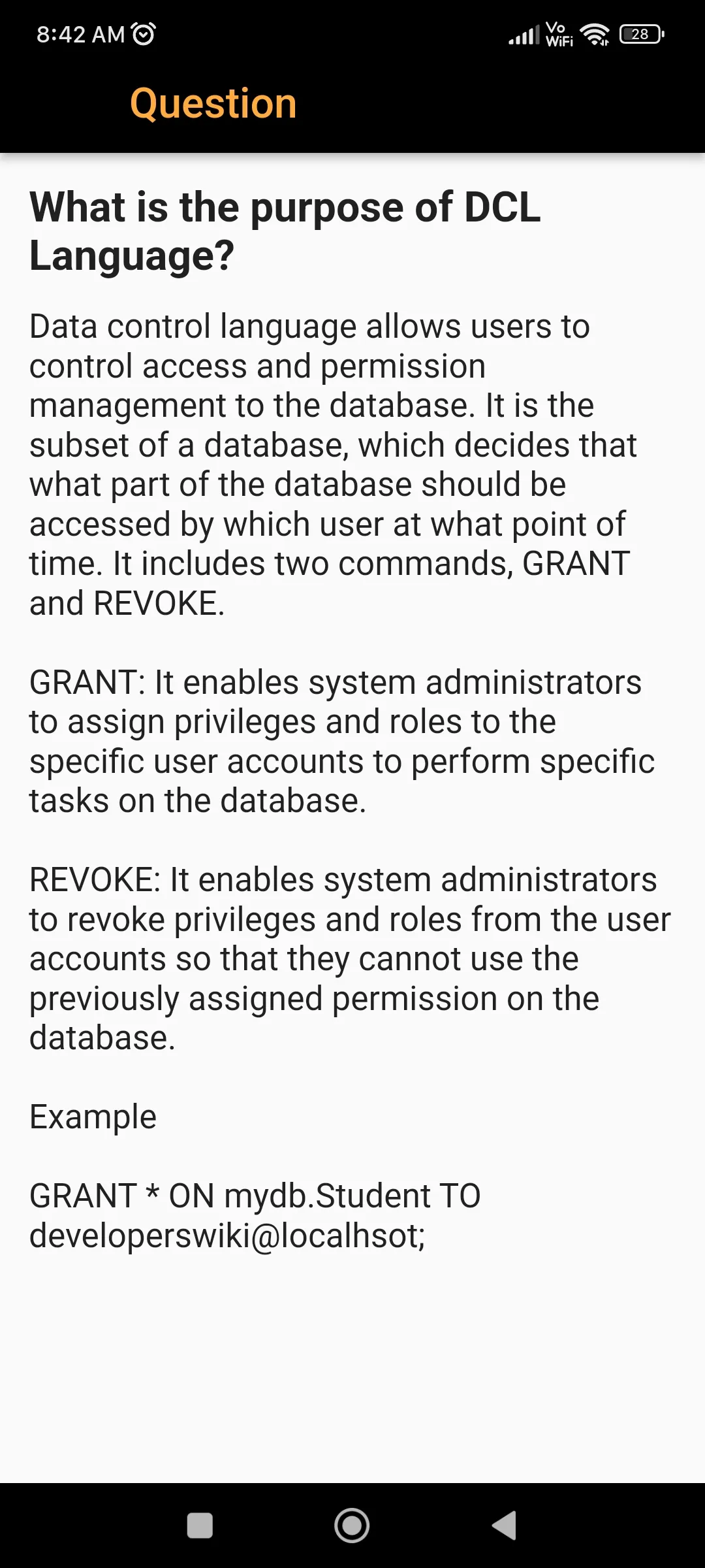 SQL Interview Questions | Indus Appstore | Screenshot