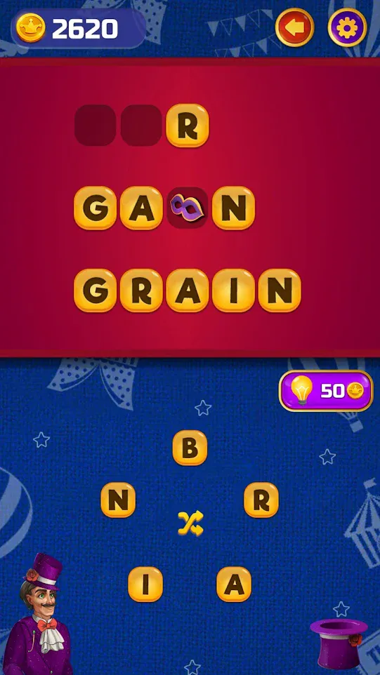 Circus Words: Magic Puzzle | Indus Appstore | Screenshot