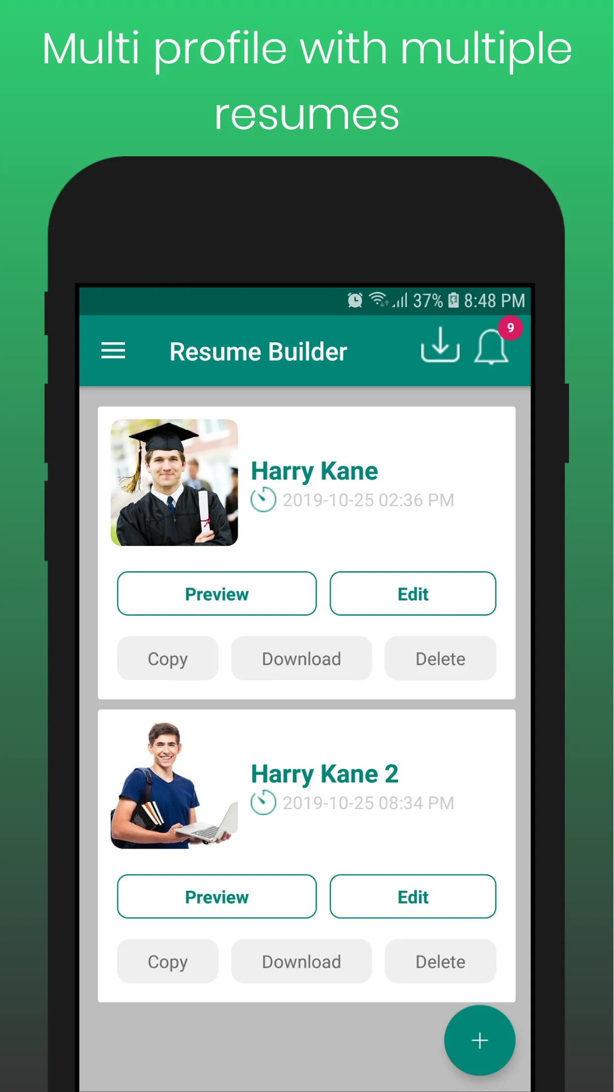 Resume Builder CV Maker App | Indus Appstore | Screenshot