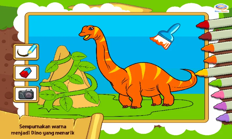 Marbel Mewarnai : Dinosaurus | Indus Appstore | Screenshot