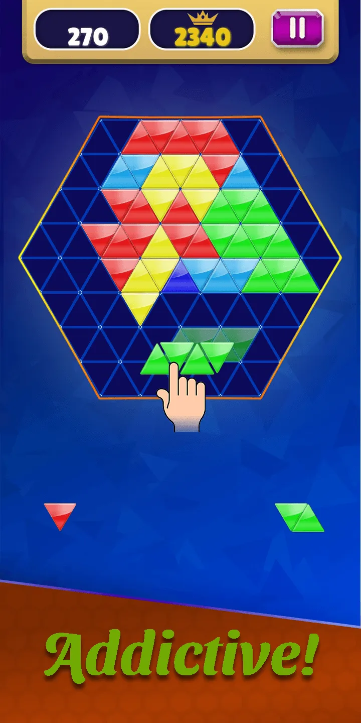 Block Triangle Puzzle! | Indus Appstore | Screenshot