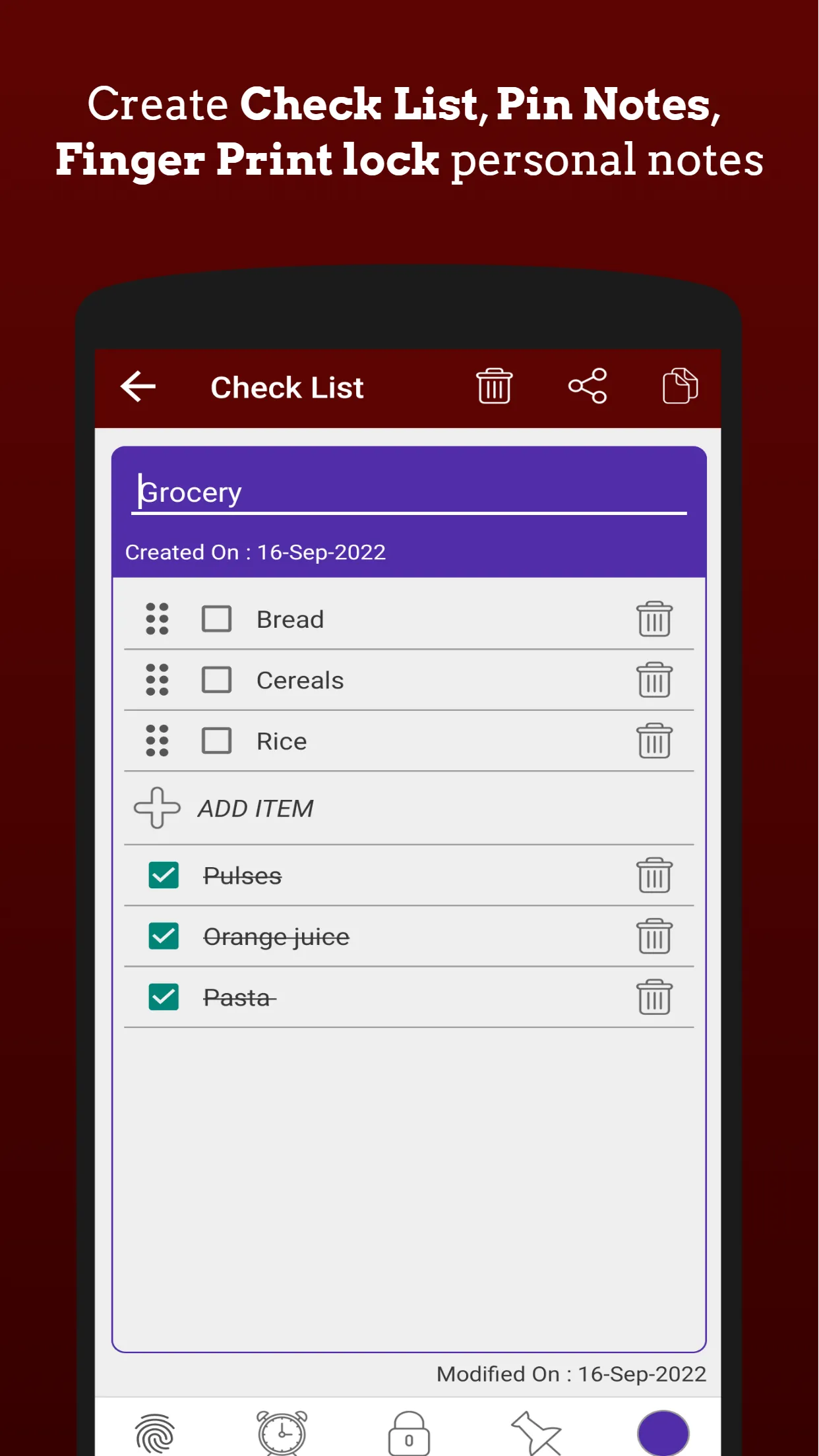 Listy - Notes, Lists and More | Indus Appstore | Screenshot