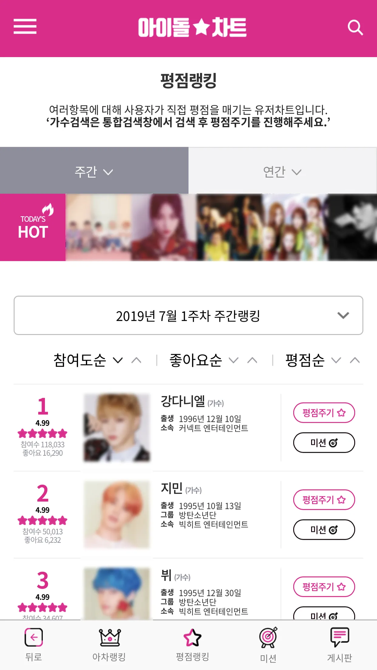 Idol Chart - 아이돌차트 | Indus Appstore | Screenshot