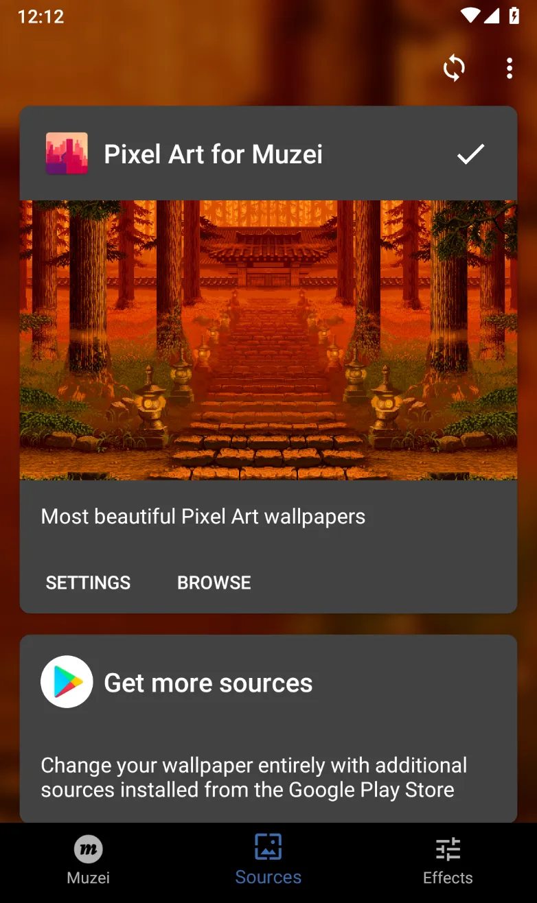 Pixel Art for Muzei | Indus Appstore | Screenshot