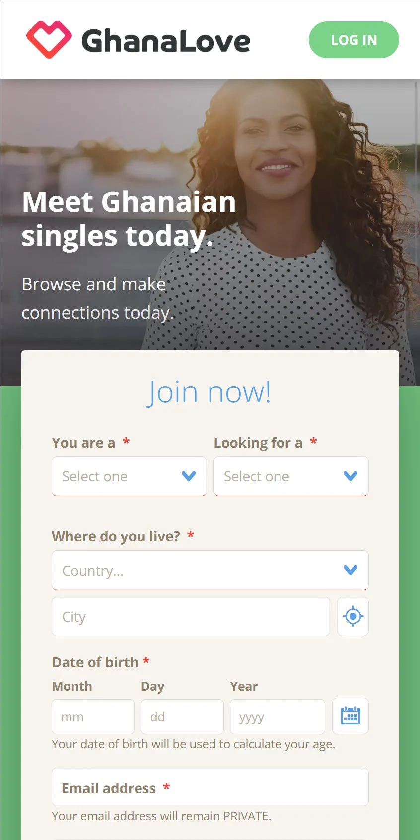 GhanaLove - Ghanaian Dating | Indus Appstore | Screenshot