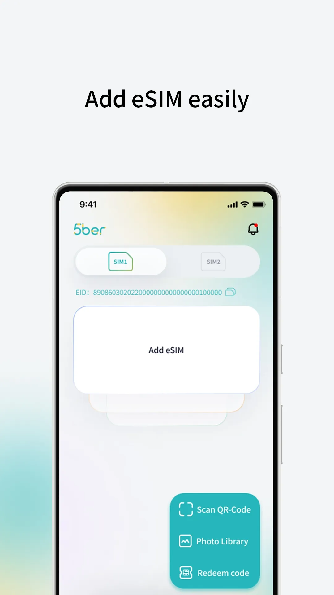 5ber.eSIM | Indus Appstore | Screenshot