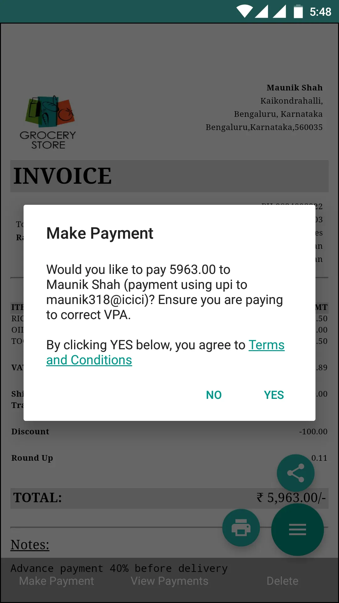 Invoice Maker and Billing App | Indus Appstore | Screenshot