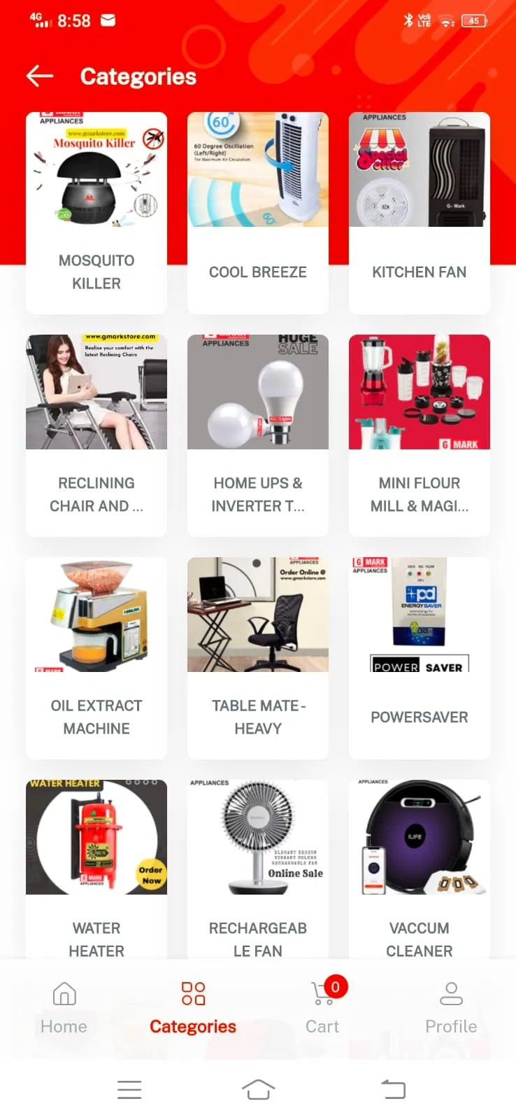G Mark Appliances | Indus Appstore | Screenshot