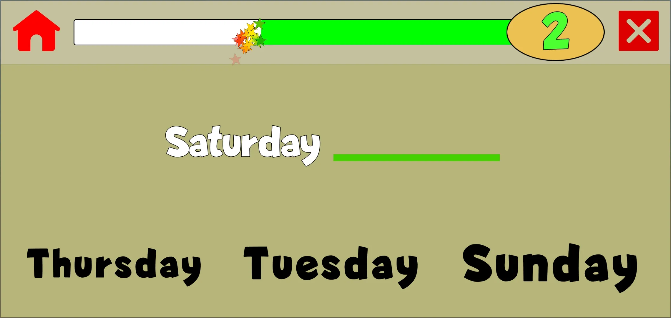 Learn: Days of the Week | Indus Appstore | Screenshot