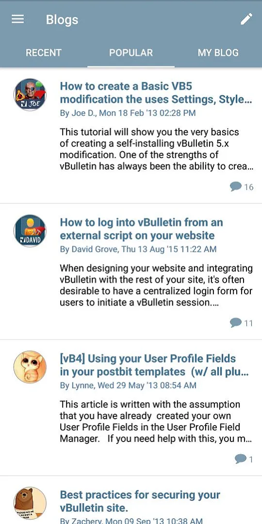 vBulletin Community Forum | Indus Appstore | Screenshot