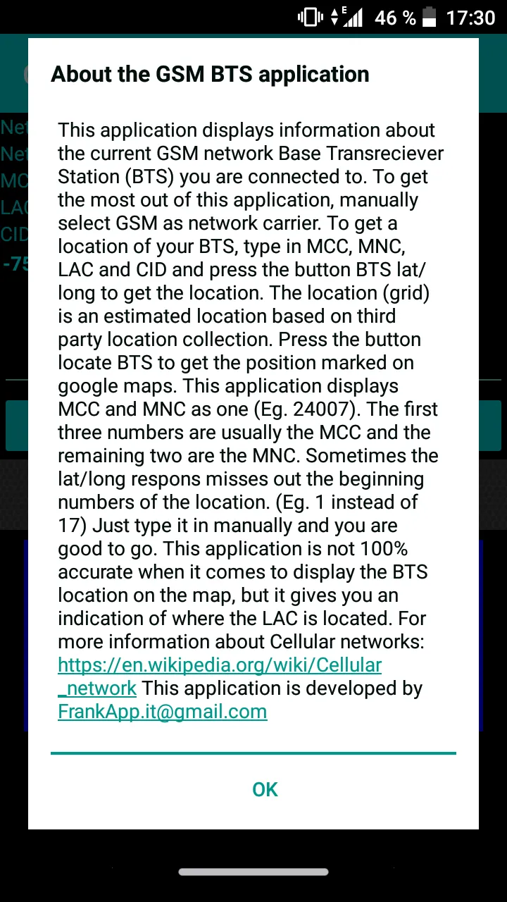 GSM BTS Information | Indus Appstore | Screenshot