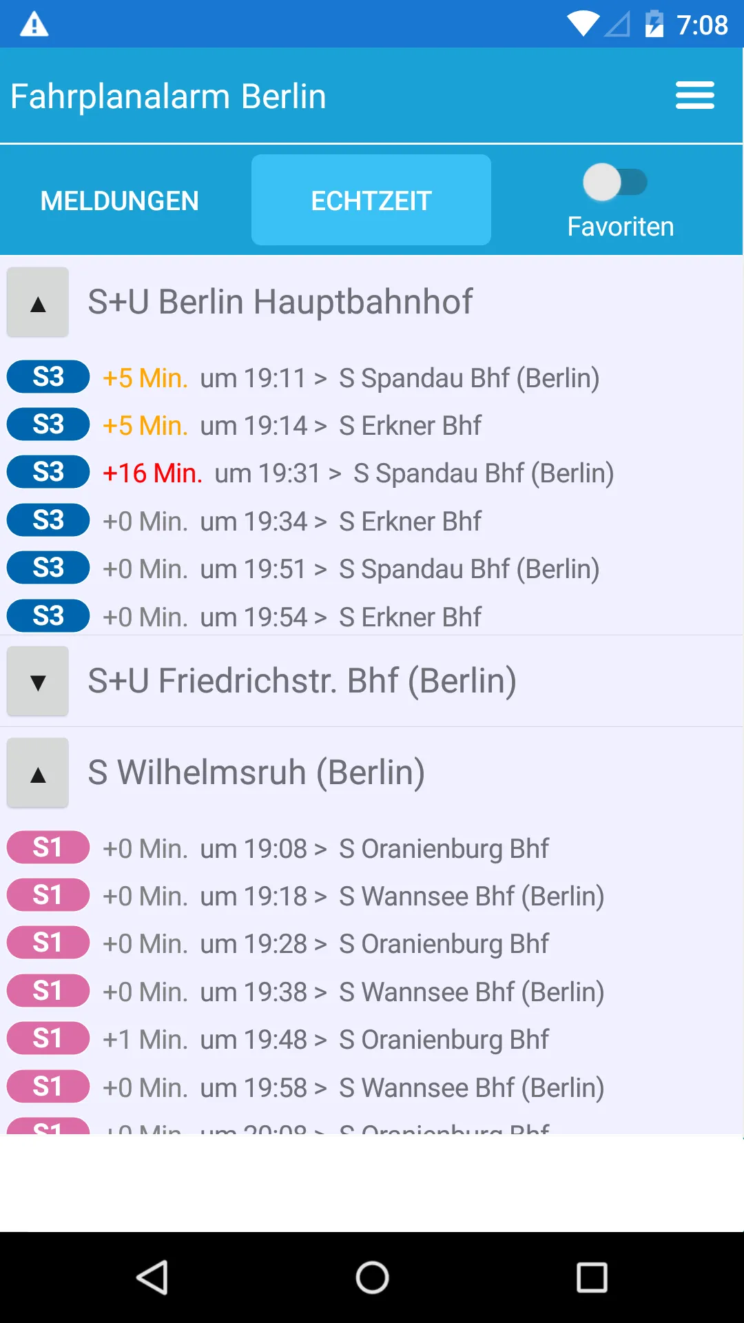 Fahrplanalarm Berlin | Indus Appstore | Screenshot