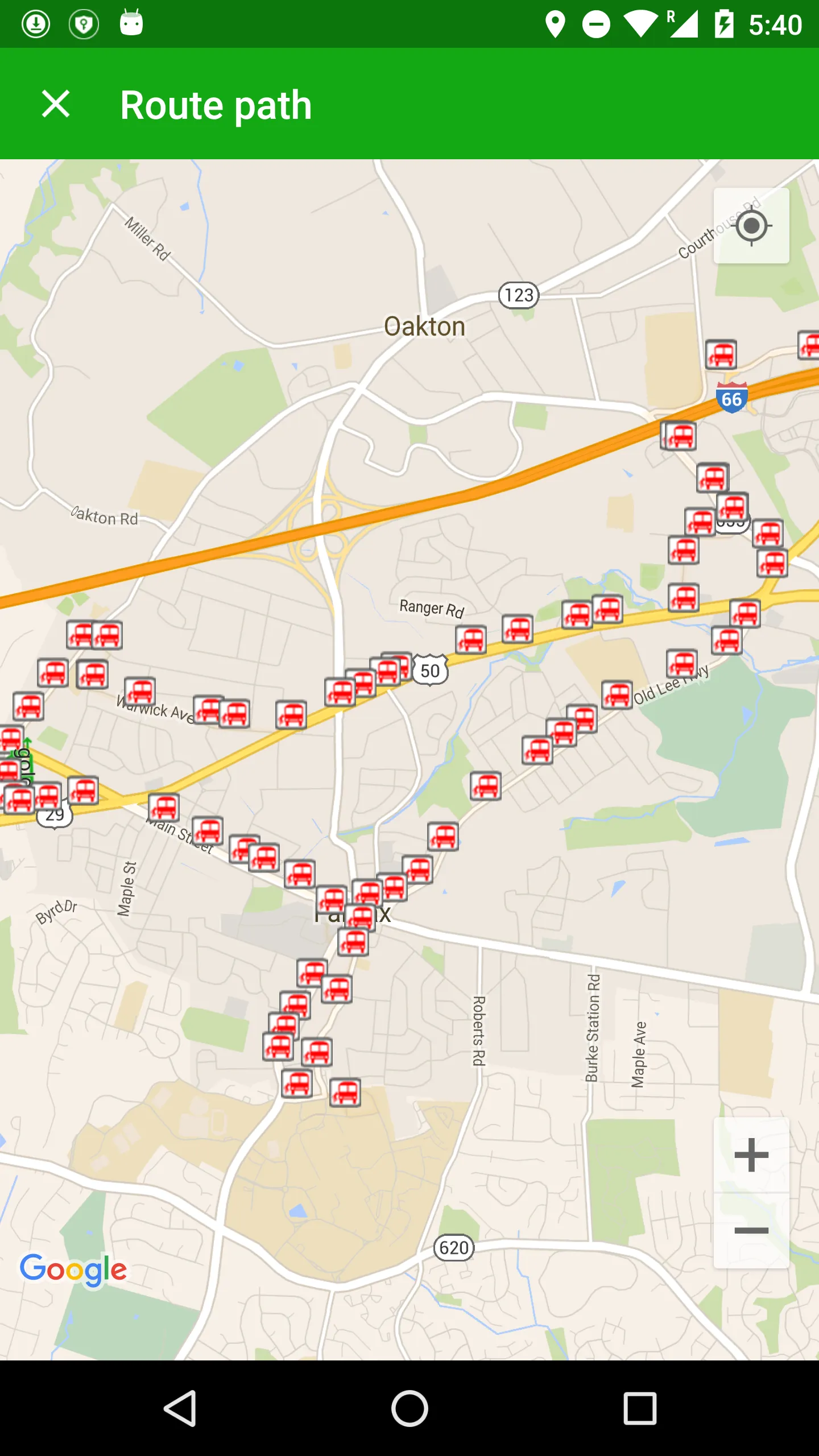 Fairfax Transit CUE | Indus Appstore | Screenshot