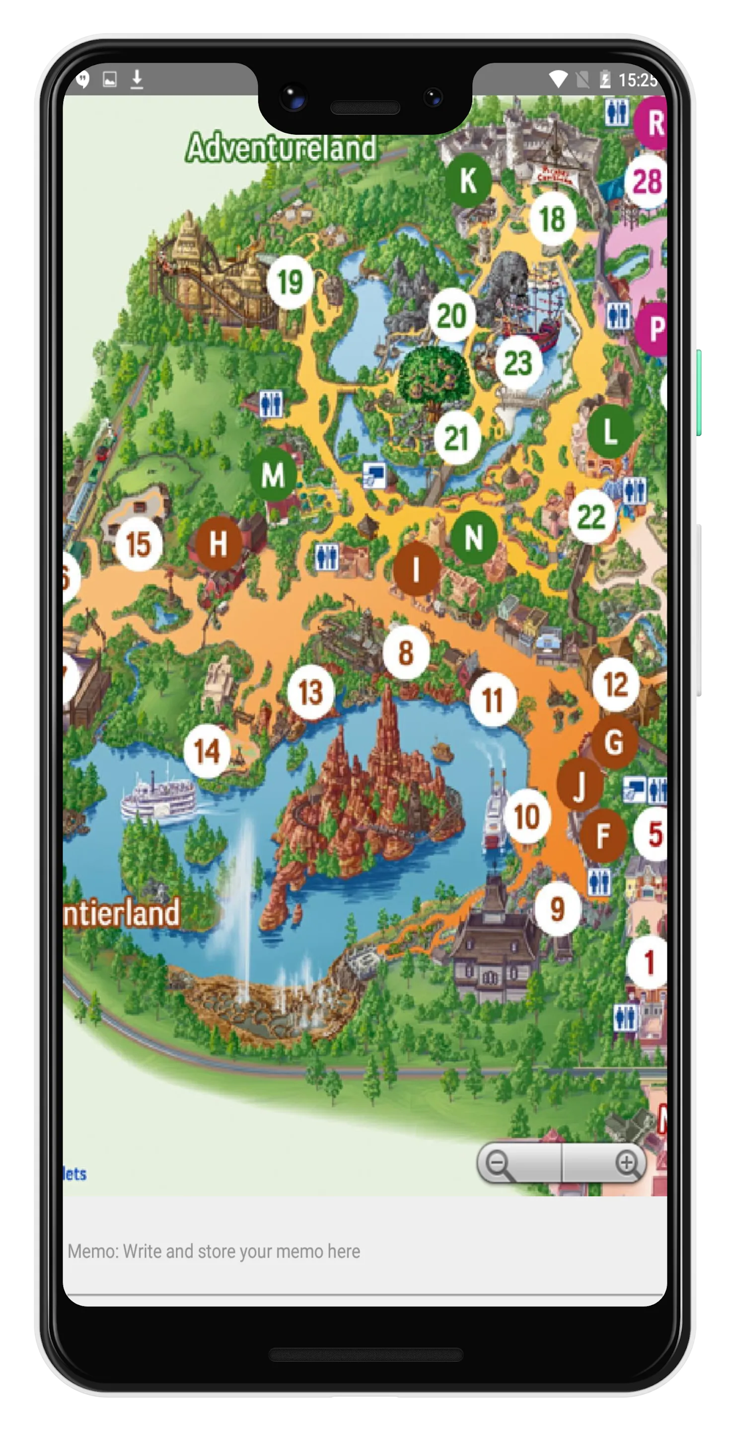 PARIS AMUSEMENT PARK MAP | Indus Appstore | Screenshot