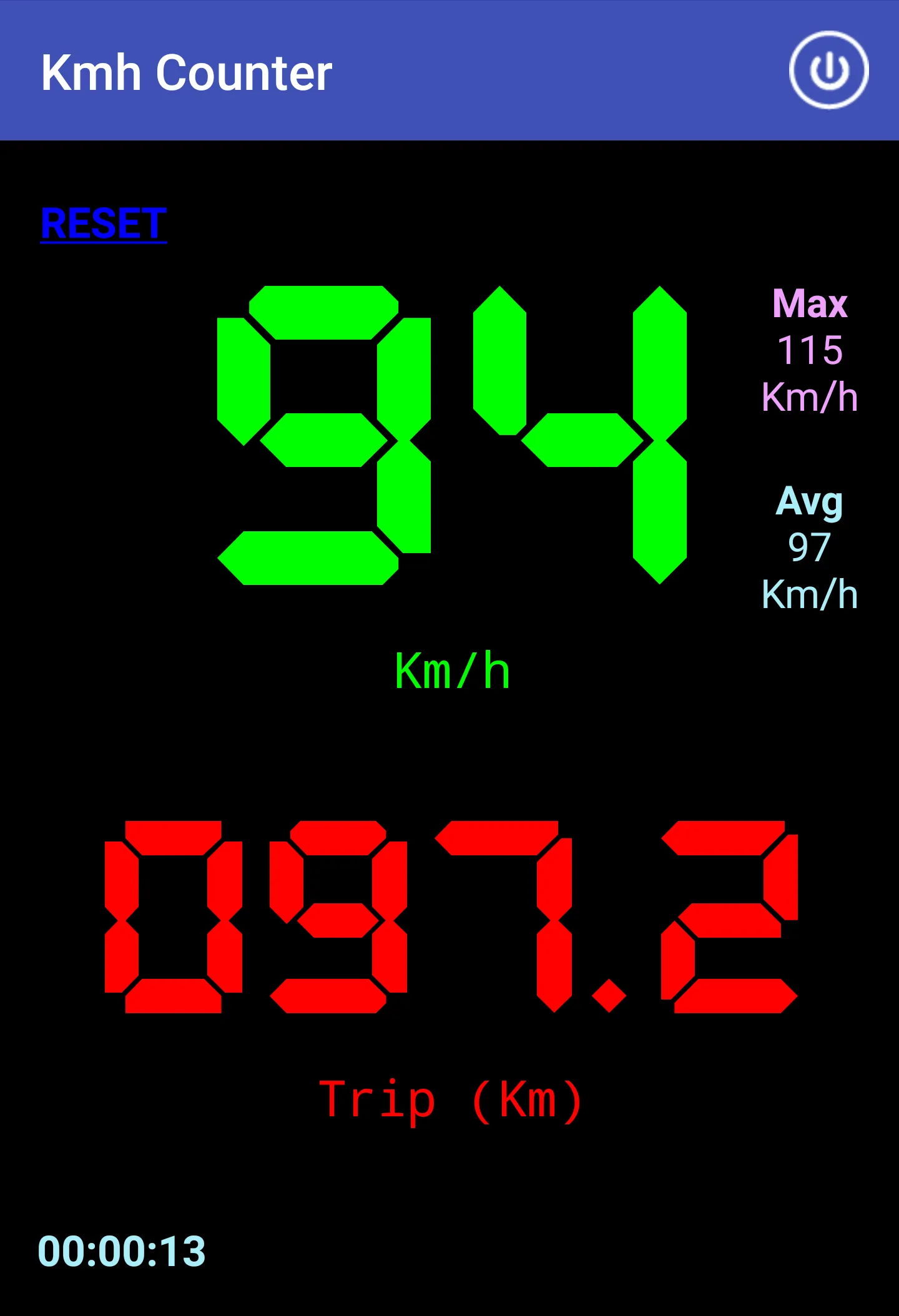 Kmh Counter (Speedometer) | Indus Appstore | Screenshot