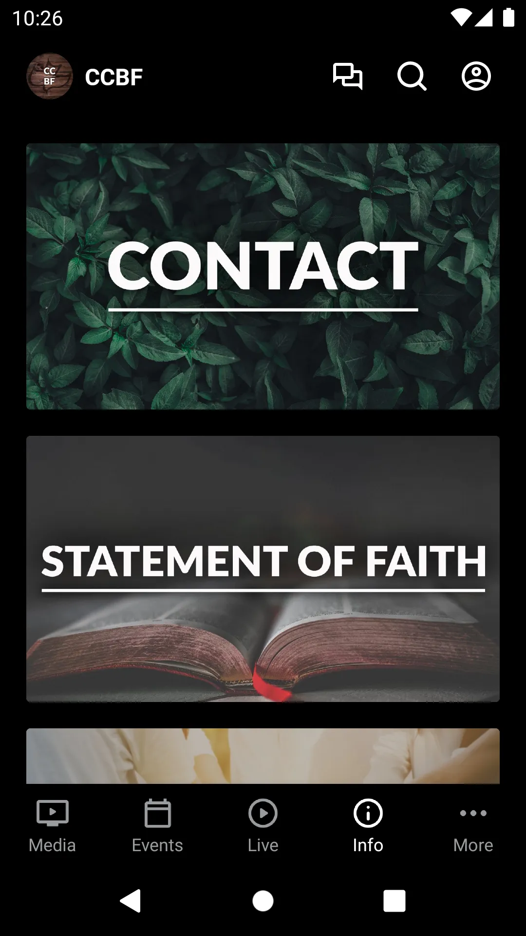 CalvaryChapel Bible Fellowship | Indus Appstore | Screenshot