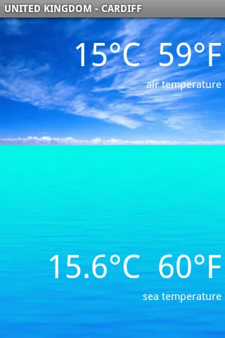 Sea Temperature | Indus Appstore | Screenshot