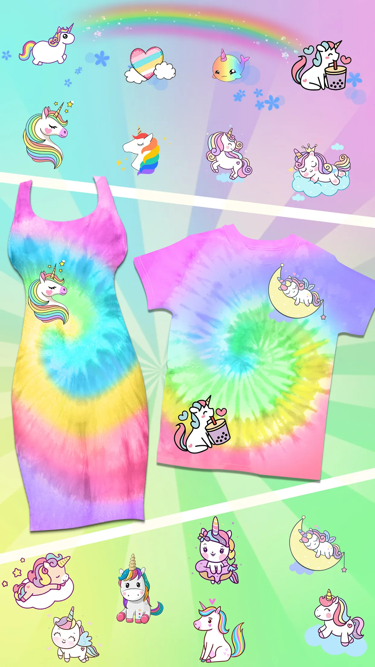 Unicorn Tie Dye | Indus Appstore | Screenshot