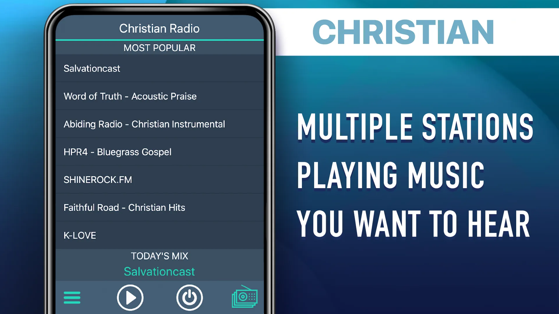 Christian Radio Favorites | Indus Appstore | Screenshot