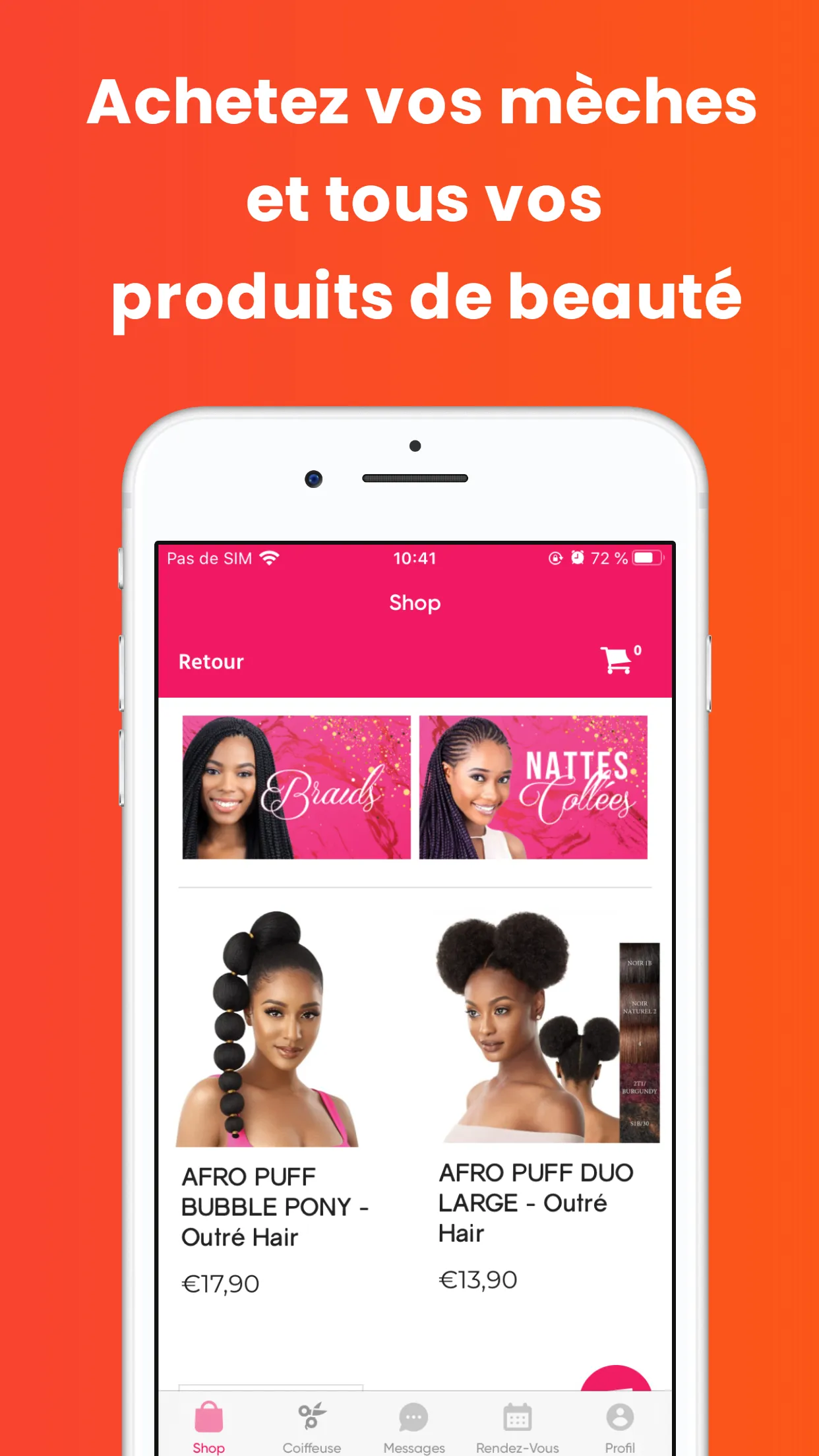 Nappyme - Les coiffeuses afro | Indus Appstore | Screenshot