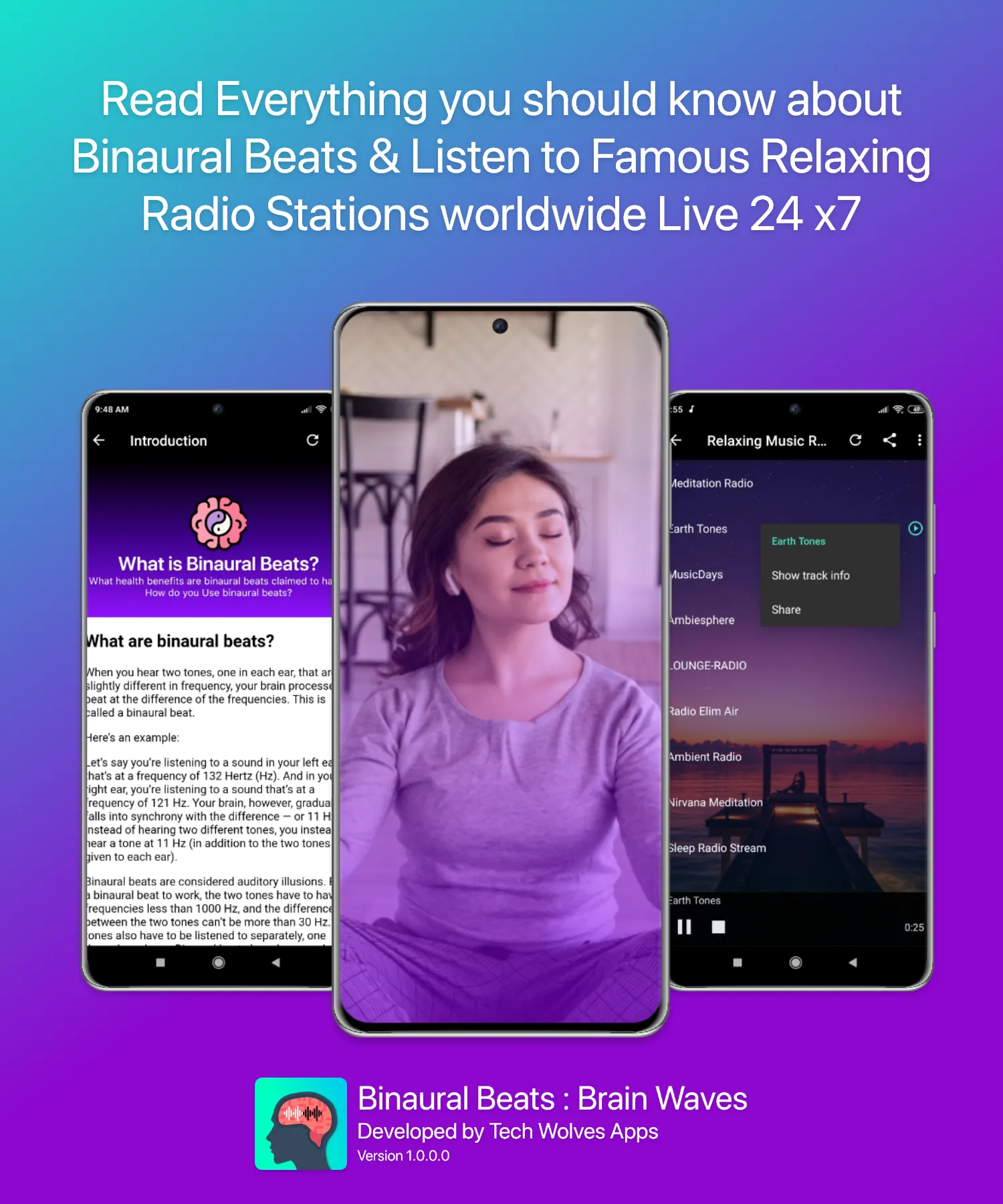 Binaural Beats: Study, Sleep | Indus Appstore | Screenshot