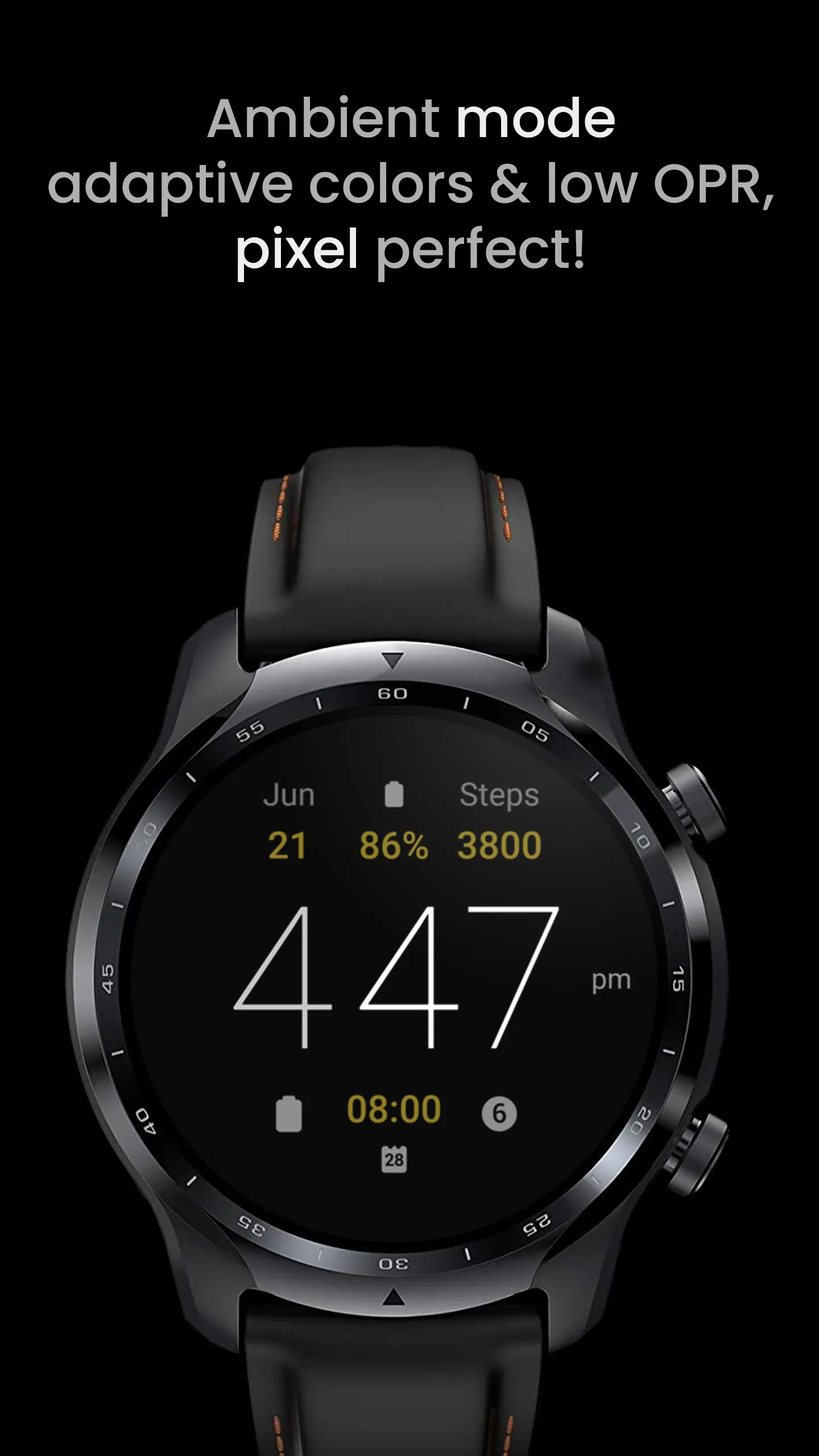 Simple Digital: Watch face | Indus Appstore | Screenshot