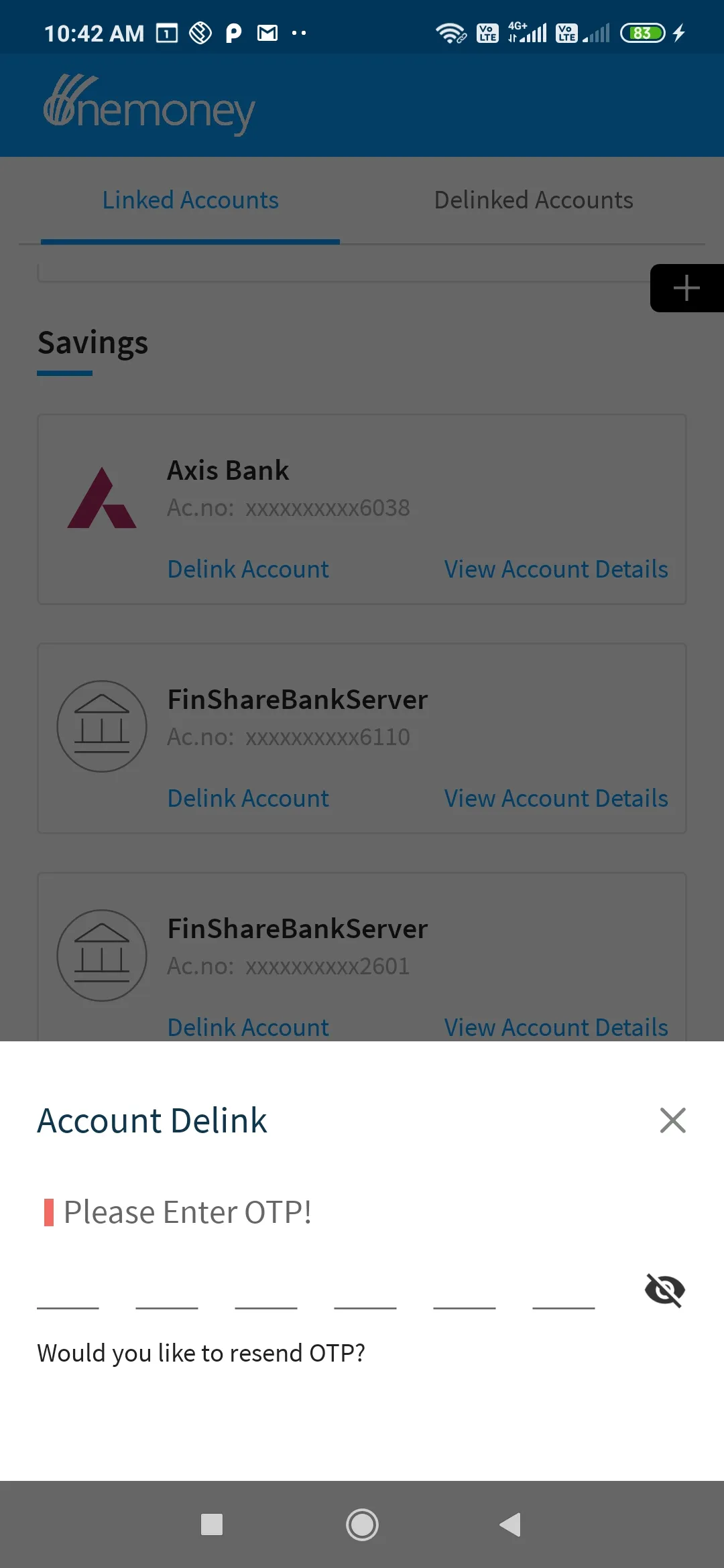 Onemoney | Indus Appstore | Screenshot