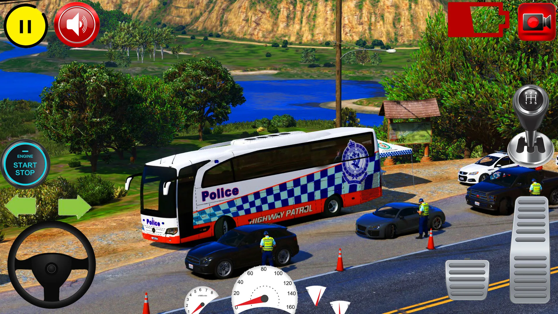 US Police Bus Simulator Games | Indus Appstore | Screenshot