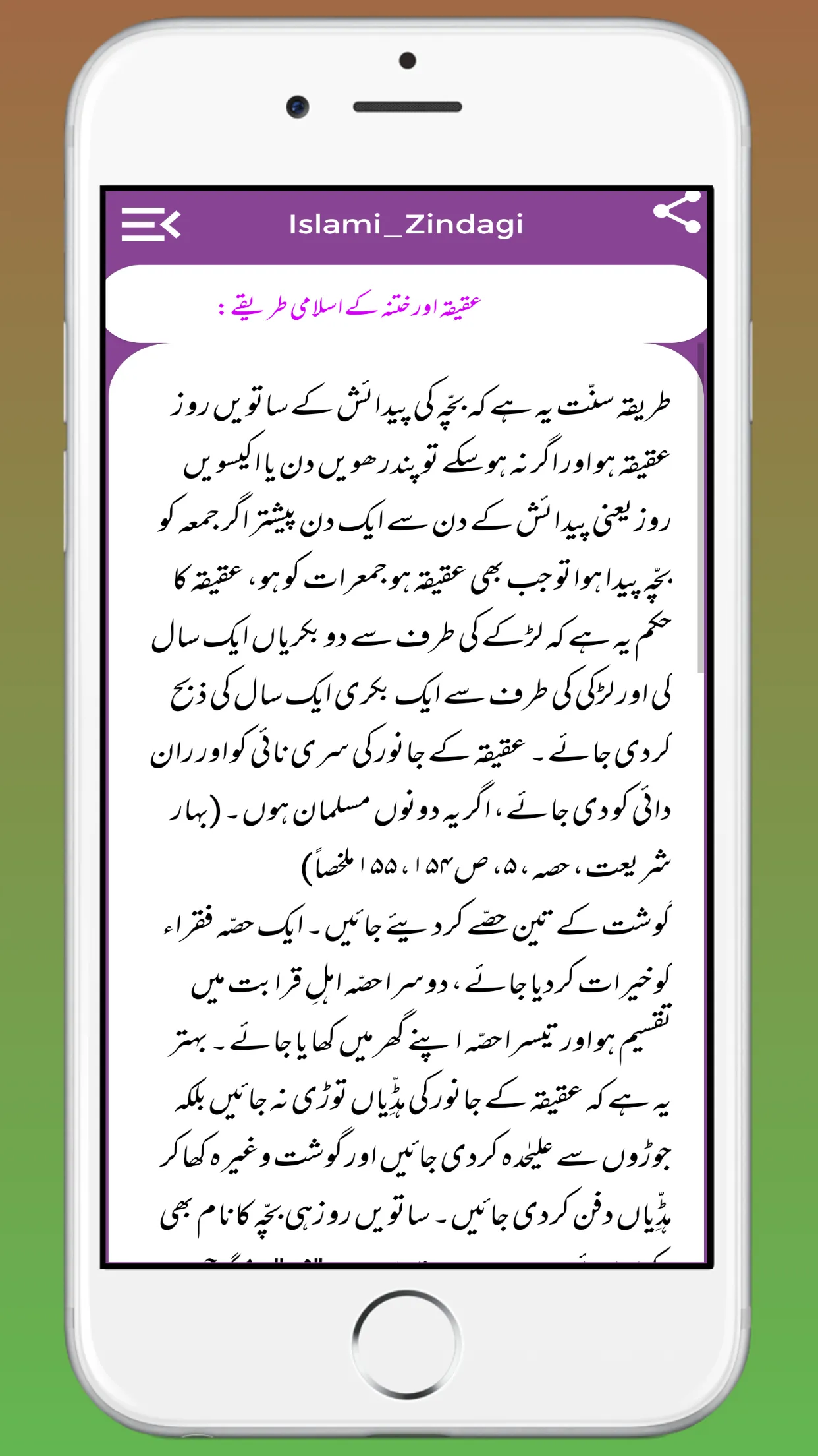 Islami Zindagi ا�سلامی زندگی | Indus Appstore | Screenshot