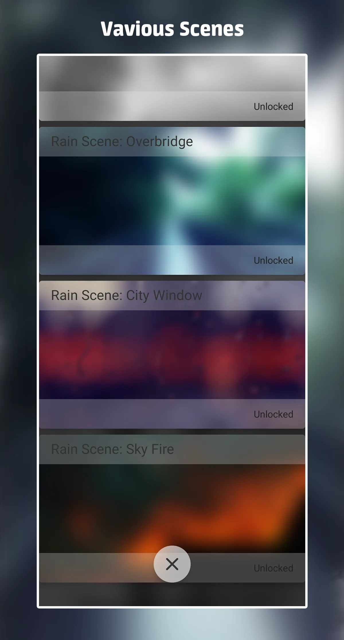 In the Rain - Scene and Sounds | Indus Appstore | Screenshot