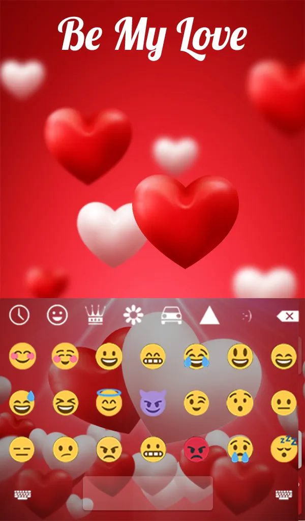 Love Keyboard + Live Wallpaper | Indus Appstore | Screenshot