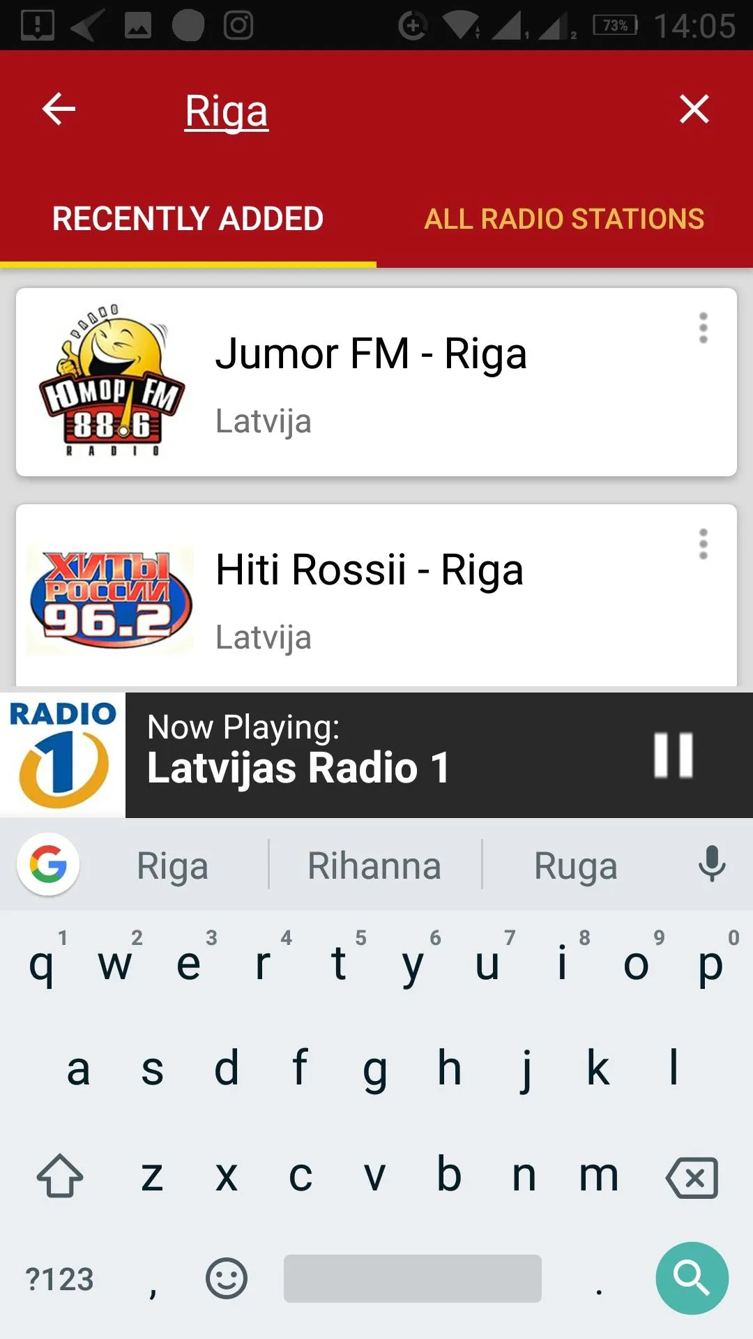 Latvian Radio Stations | Indus Appstore | Screenshot