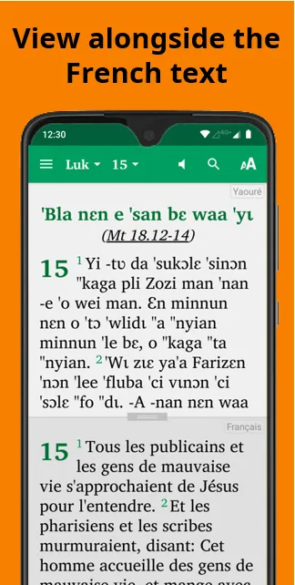 Bible in Yaouré- NT with audio | Indus Appstore | Screenshot