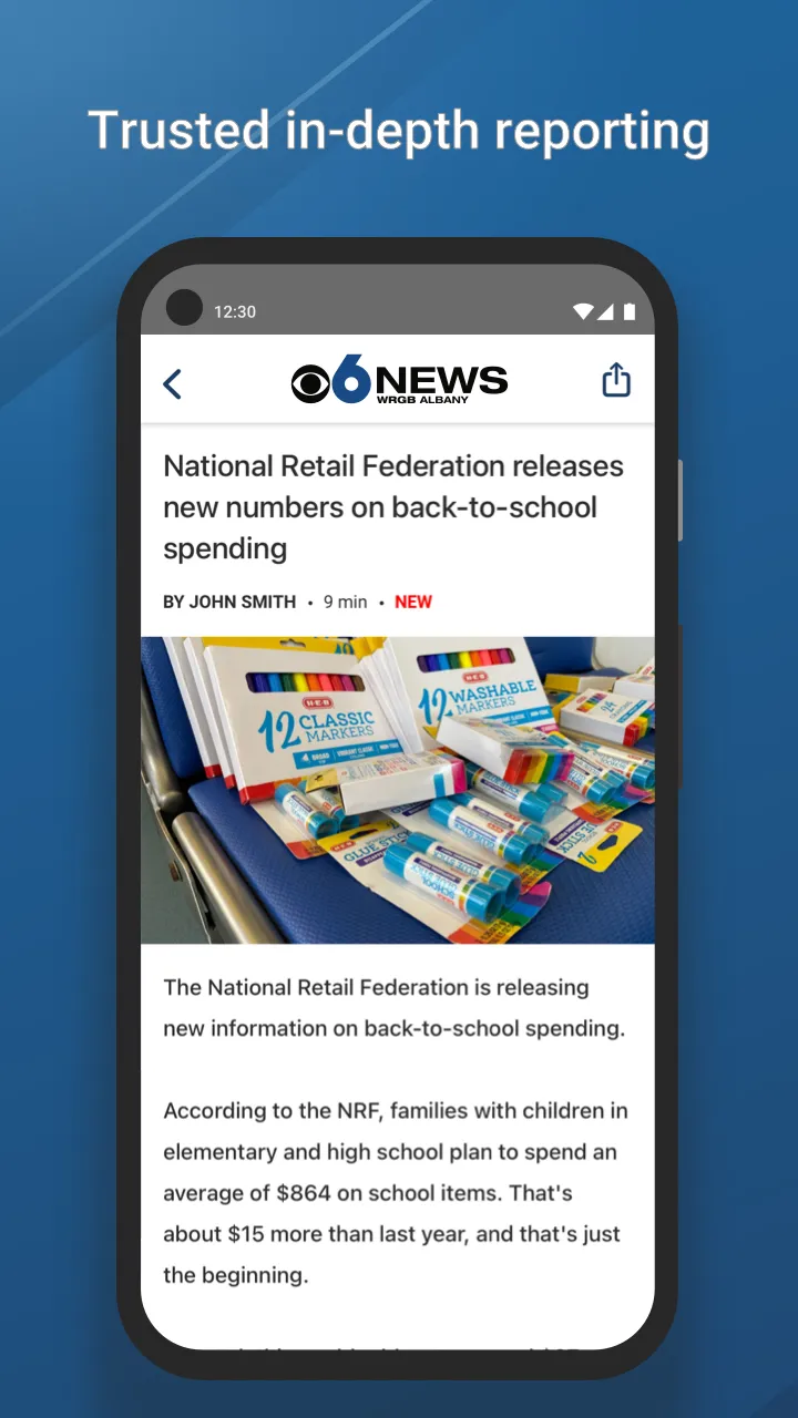 WRGB CBS News 6 | Indus Appstore | Screenshot