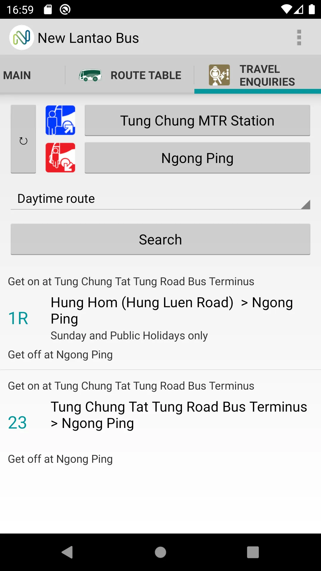 New Lantao Bus (NLB) | Indus Appstore | Screenshot