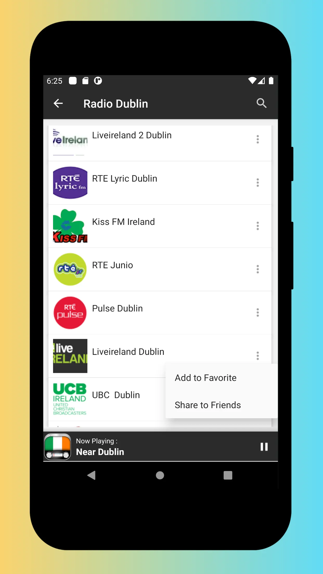 Radio Ireland FM - Irish Radio | Indus Appstore | Screenshot